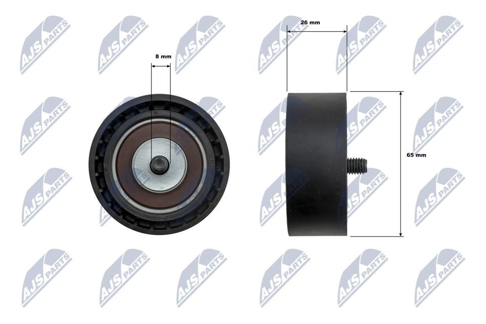 NTY Deflection / Guide Pulley, v-ribbed belt Article number: RNK-FR-070 cheaply