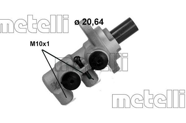 METELLI Peapiduri silinder Artikli number: 05-1240 soodsalt