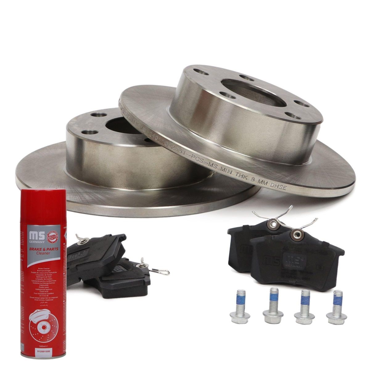 MASTER-SPORT Brake discs and pads set Article number: 201002580P cheaply