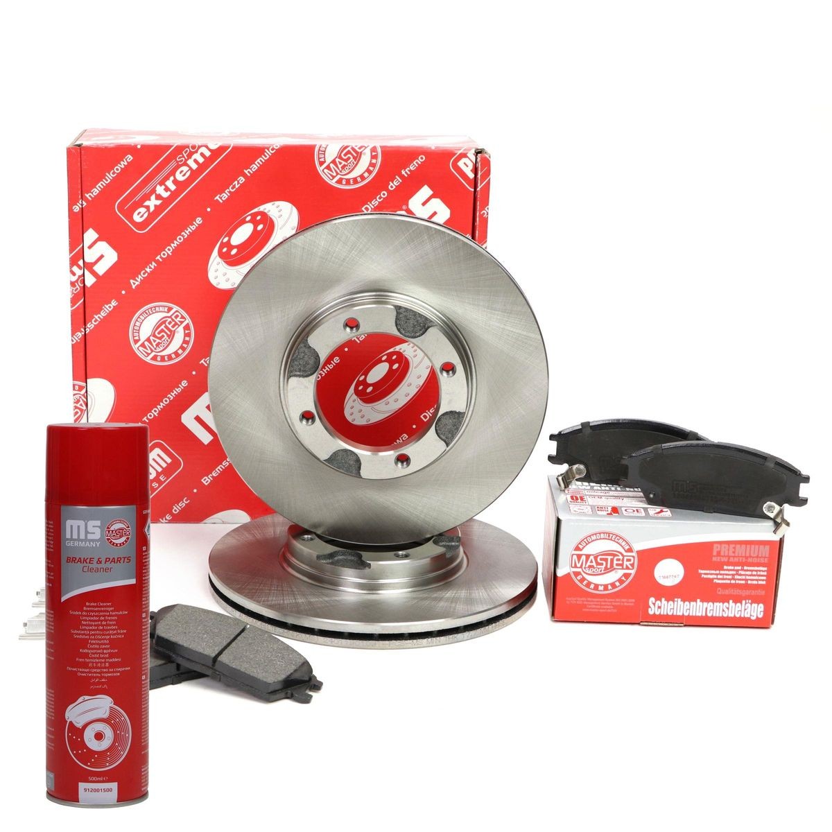 MASTER-SPORT Brake discs and pads set Article number: 201901090P cheaply