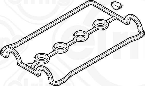 ELRING Gasket Set, cylinder head cover Article number: 718.890 cheaply