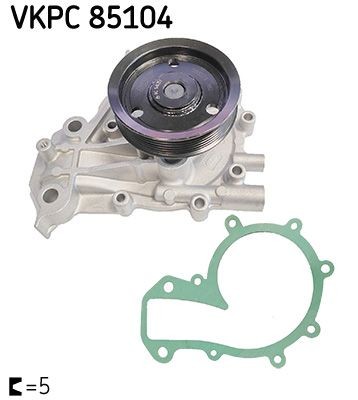 SKF Water pump Article number: VKPC 85104 cheaply