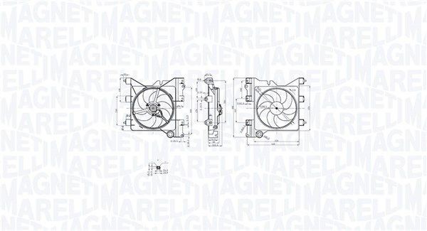 MAGNETI MARELLI Fan, radiator Article number: 069422852010 cheaply