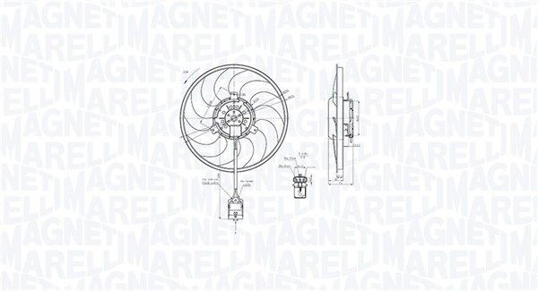 MAGNETI MARELLI Fan, radiator Article number: 069422860010 cheaply