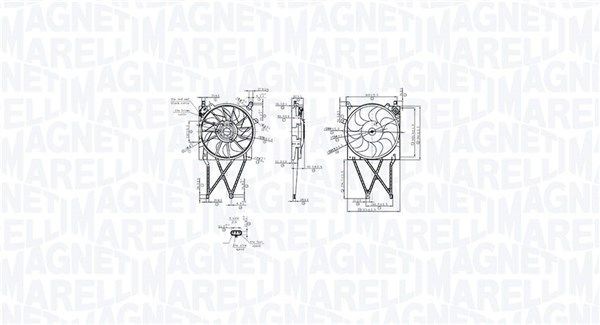 MAGNETI MARELLI Fan, radiator Article number: 069422862010 cheaply