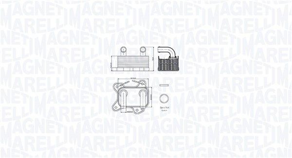 MAGNETI MARELLI Engine oil cooler Article number: 350300002000 cheaply