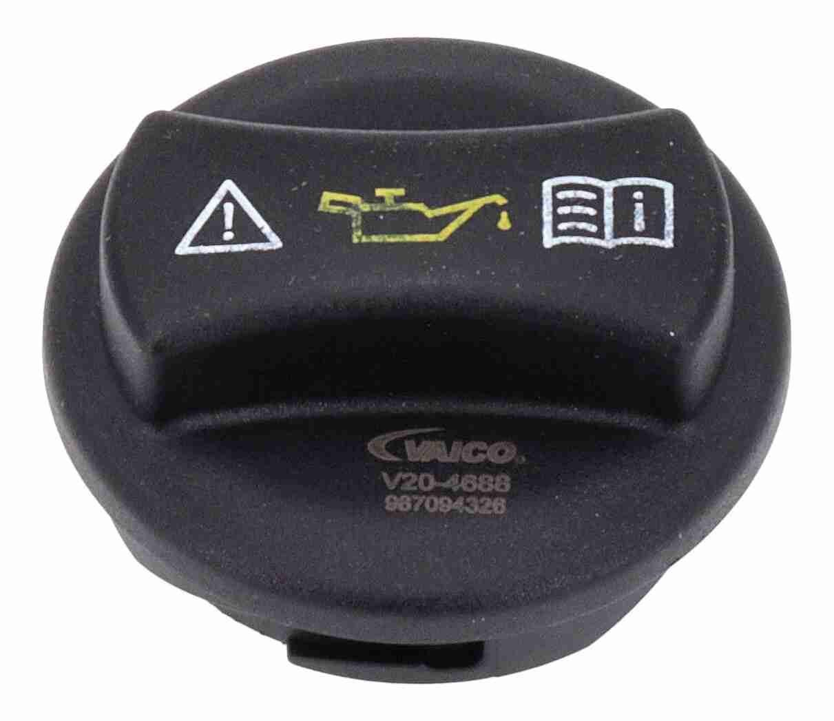 VAICO V20-4688 Oil filler cap SUPRA 3.0 (DB01, DB02, DB03) 387 PS Petrol
