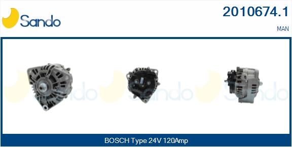 SANDO Air conditioning compressor Article number: SAC74076.2 cheaply