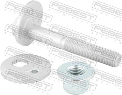 FEBEST 2129-006-KIT Skrutka pre nastavenie odklonu kolesa S-MAX 2.0 EcoBlue BI-Turbo 240 HP nafta