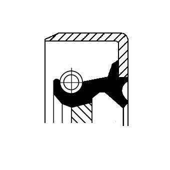 CORTECO Shaft Seal, manual transmission Article number: 12011450B cheaply