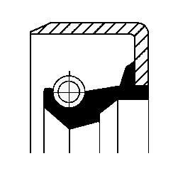 CORTECO Shaft Seal, manual transmission Article number: 12011487B cheaply