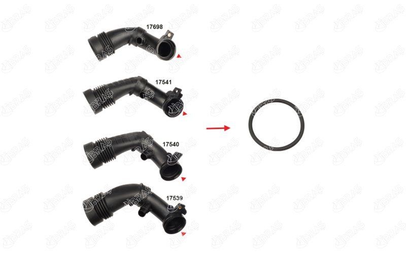 IBRAS Seal, turbo air hose Article number: 17542 cheaply