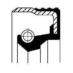 CORTECO Shaft Seal, injector pump Article number: 12019585B cheaply