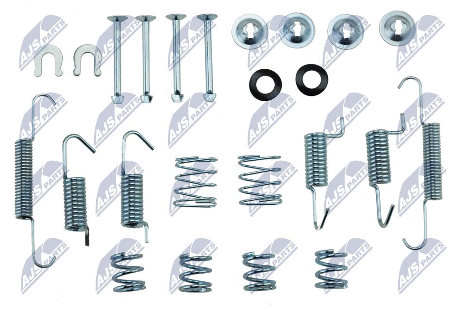 NTY HSR-MS-003 Tilbehørssæt, parkeringsbremsebakker LANCER 2.0 i 4WD (CZ4A) 154 HK Benzin