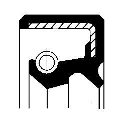 CORTECO Shaft Seal, automatic transmission Article number: 19017582B cheaply
