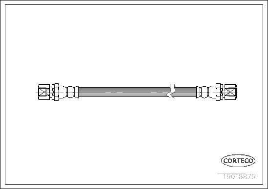 CORTECO Brake hose Article number: 19018879 cheaply