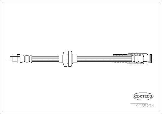 CORTECO Brake hose Article number: 19035274 cheaply