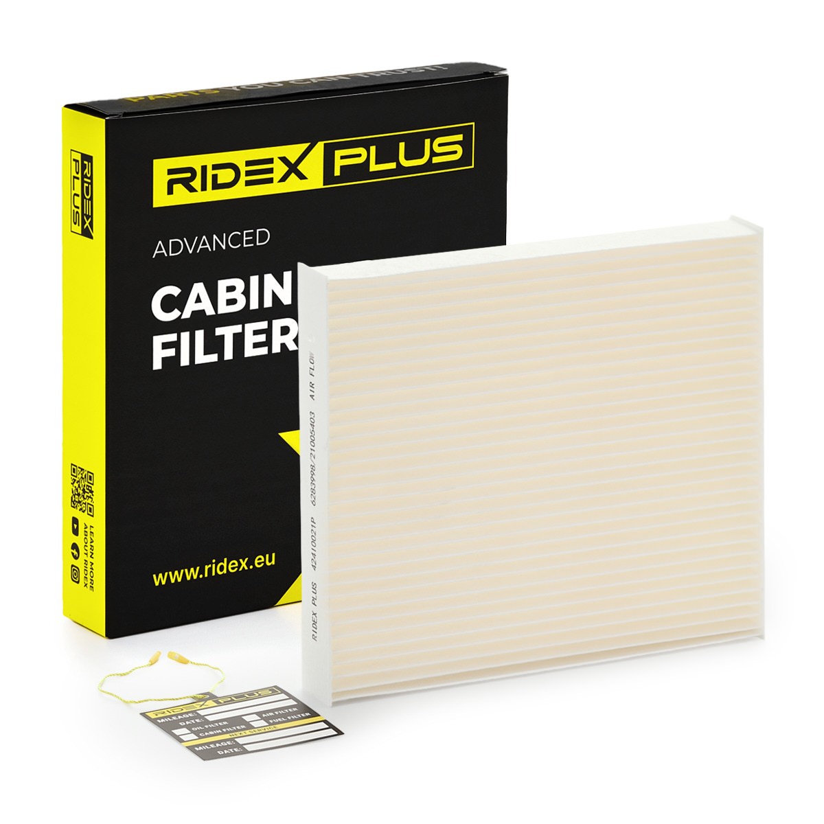 RIDEX PLUS Pollen filter Article number: 424I0021P cheaply