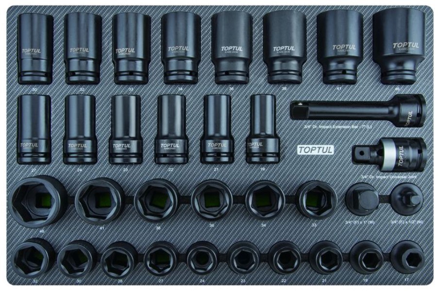 TOPTUL Power Socket Set Article number: GED3426 cheaply
