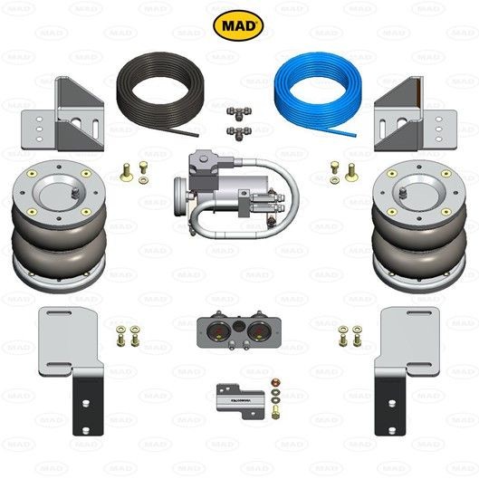MAD NR-067534-C Air Spring, suspension TRANSIT 2.4 DI RWD (F_B_, F_C_) 75 PS Diesel 2006