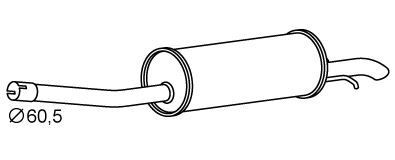 VEGAZ Rear silencer Article number: FS-716 cheaply