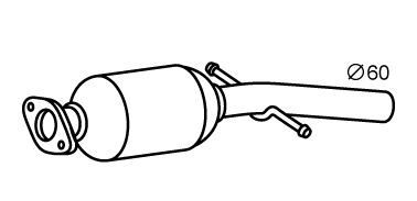 VEGAZ FSCR-004 SCR Catalytic Converter TRANSIT CUSTOM 2.0 EcoBlue 170 PS Diesel