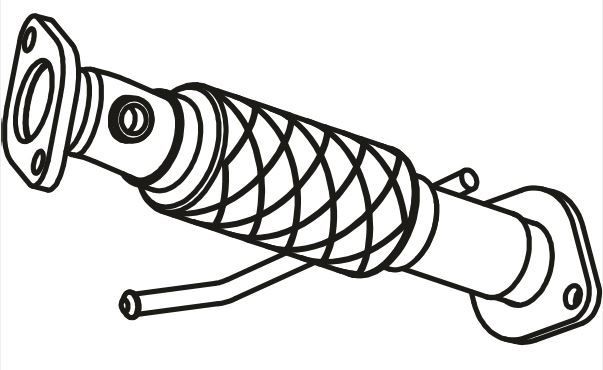 VEGAZ Exhaust Pipe Article number: HUR-202 cheaply
