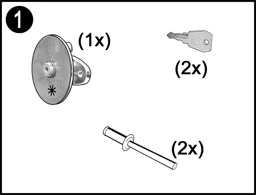 KAMEI Lock Set, locking system Article number: 05257807 cheaply