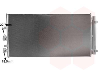 VAN WEZEL Air conditioning condenser Article number: 18015720 cheaply