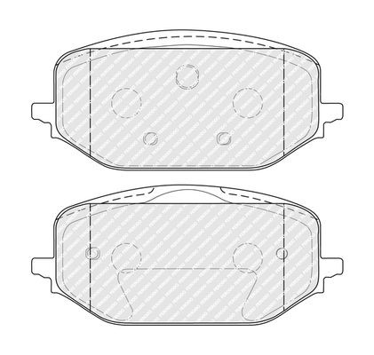 FERODO Brake pad set Article number: FDB5337 cheaply