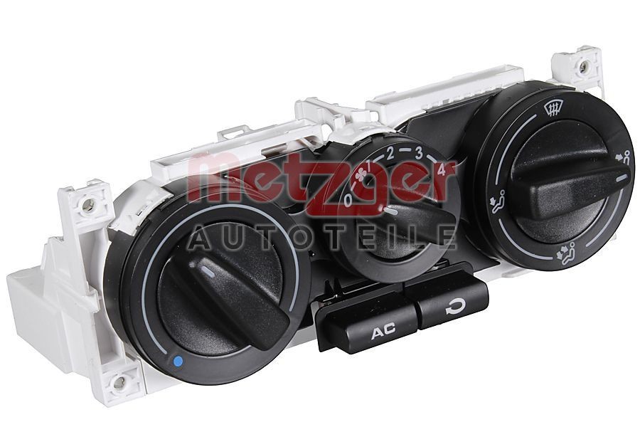 METZGER 09161138 Control Element, heating / ventilation BORA 2.3 V5 4motion 170 PS Petrol 2005
