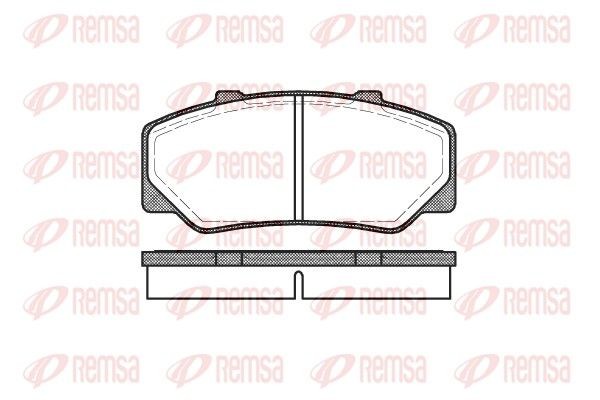 REMSA Brake pad set Article number: 0176.00 cheaply