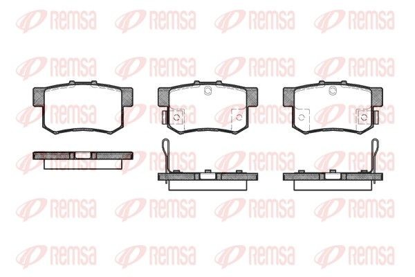 REMSA Brake pad set Article number: 0325.32 cheaply