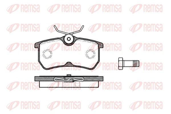 REMSA Brake pad set Article number: 0693.00 cheaply