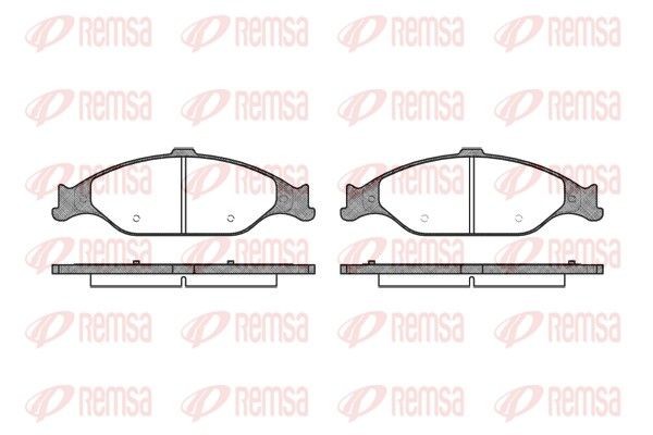REMSA Brake pad set Article number: 0760.00 cheaply