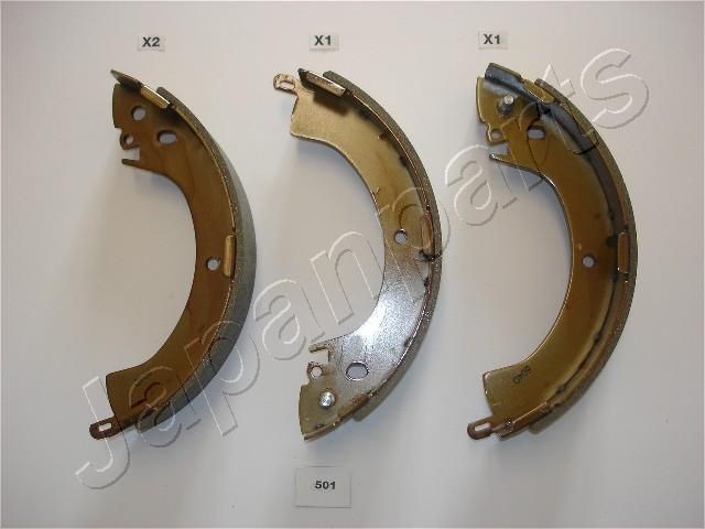 JAPANPARTS Brake Shoe Set Article number: GF-501AF cheaply