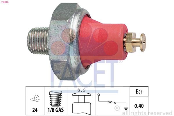 FACET Oil Pressure Switch Article number: 7.0016 cheaply