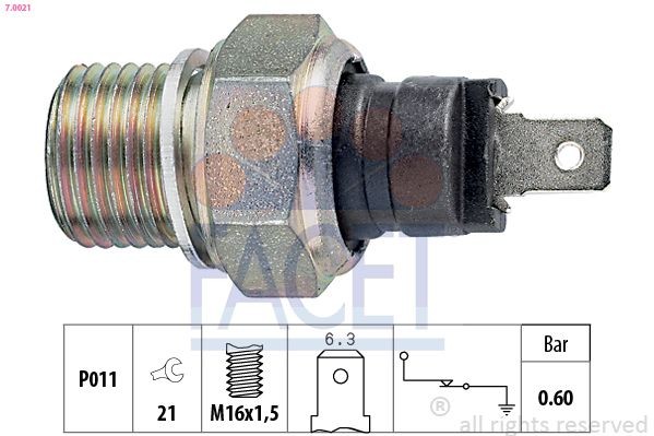 FACET Oil Pressure Switch Article number: 7.0021 cheaply