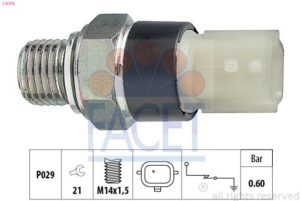 FACET Oil Pressure Switch Article number: 7.0178 cheaply