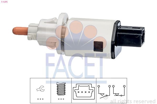 FACET Brake Light Switch Article number: 7.1275 cheaply