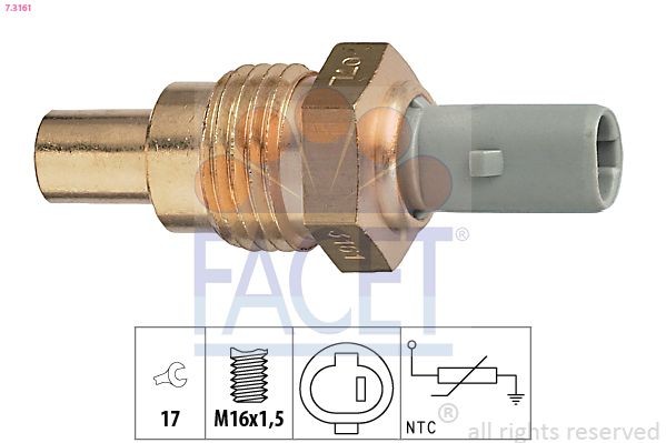 FACET Sensor, coolant temperature Article number: 7.3161 cheaply
