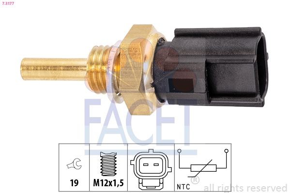 FACET Sensor, coolant temperature Article number: 7.3177 cheaply
