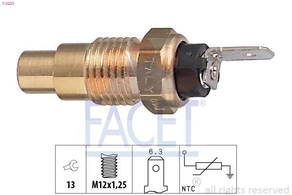 FACET Sensor, coolant temperature Article number: 7.3223 cheaply