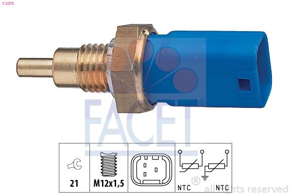 FACET Sensor, coolant temperature Article number: 7.3275 cheaply