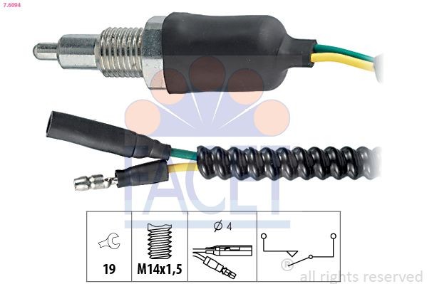 FACET Reverse light switch Article number: 7.6094 cheaply