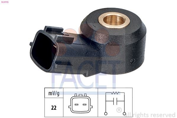 FACET Knock Sensor Article number: 9.3115 cheaply