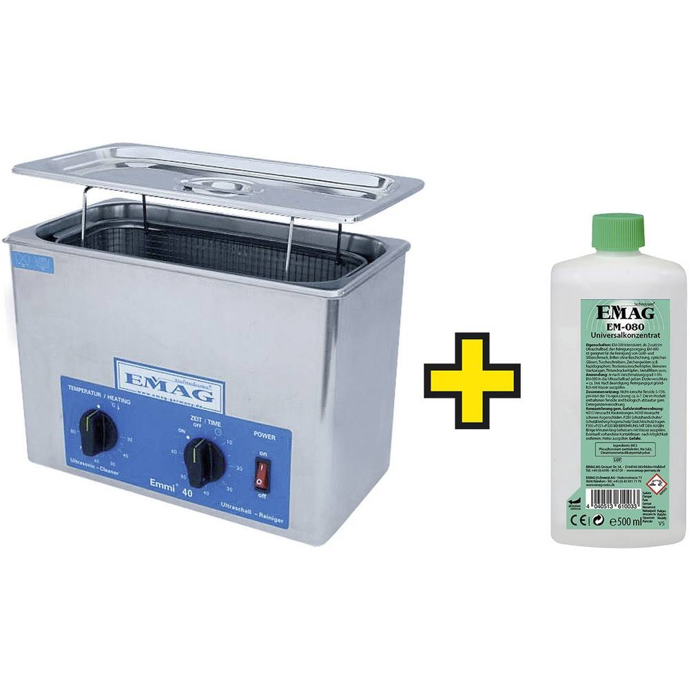 EMAG Ultrasonic Cleaner Emmi 30 HC + EM-080 Article number: 60115 cheaply