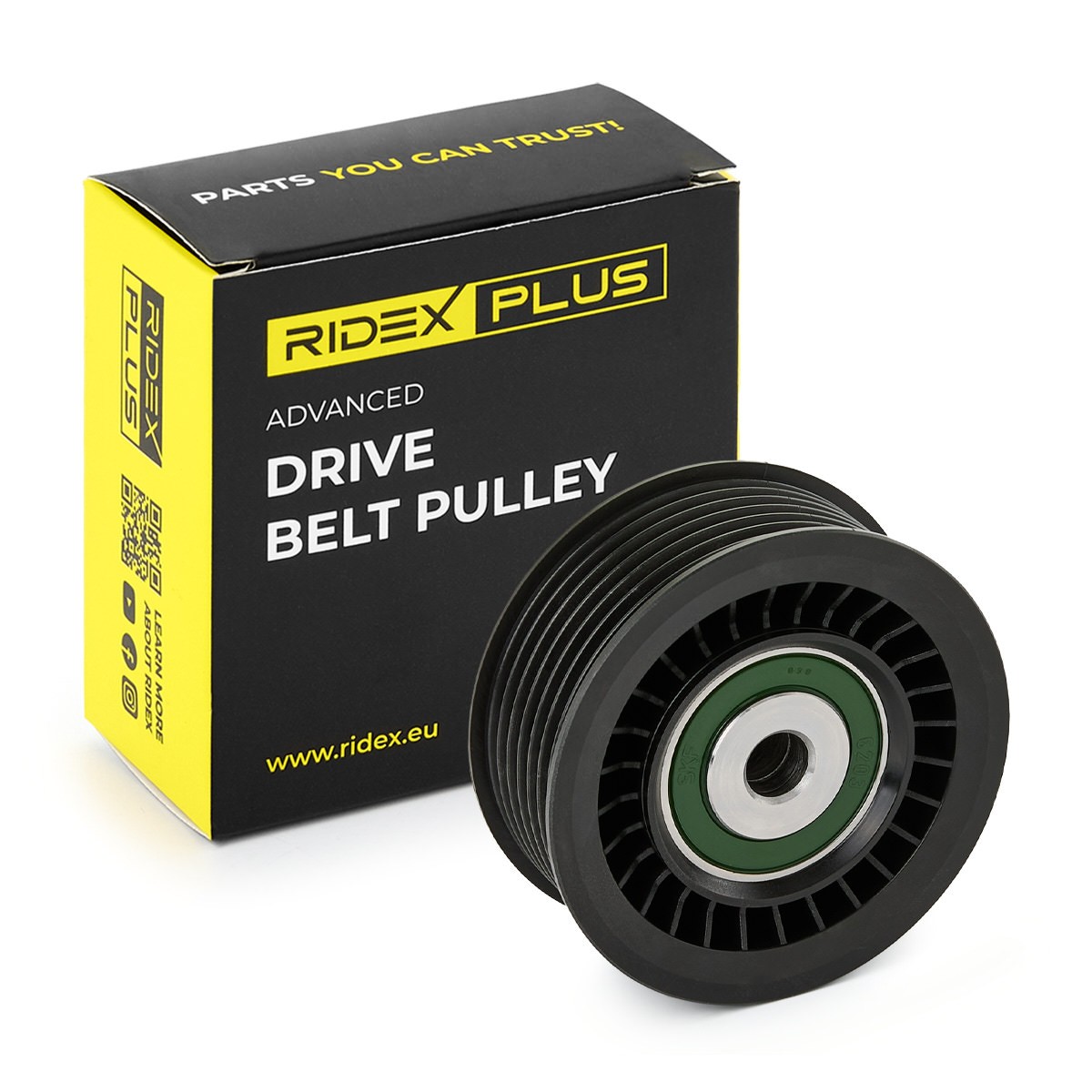 RIDEX PLUS Deflection / Guide Pulley, v-ribbed belt Article number: 312D0092P cheaply