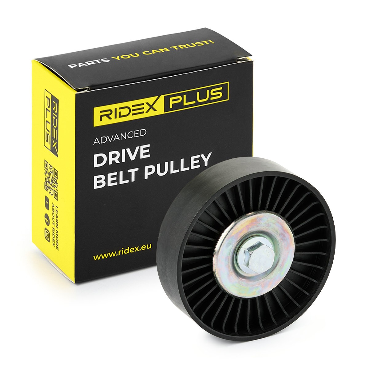 RIDEX PLUS Deflection / Guide Pulley, v-ribbed belt Article number: 312D0105P cheaply