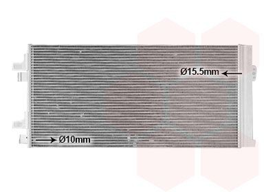 VAN WEZEL Air conditioning condenser Article number: 17015710 cheaply